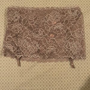 Victoria’s Secret Very Sexy Thong with Lace Garter Belt. NWT. Size S.